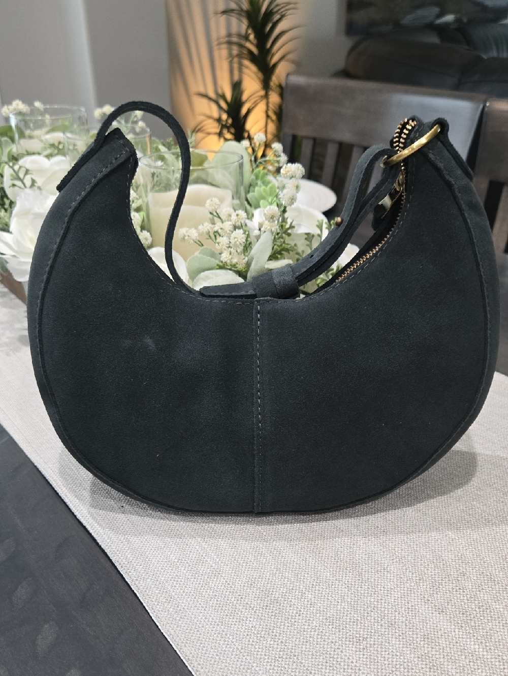 Portland Leather Goods Nora Classic Peppercorn Shoulder Bag